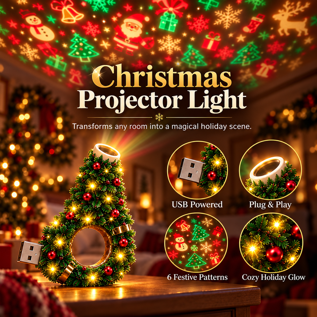 TreeLight DIY Christmas Projector Lamp Kit